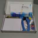 50ML Semi Automatic Livestock Syringe for Cow Goat Cattle Sheep Pig, 5 Gears Adjustable Continuous Repeating Injection, Veterinary Cattle Vaccine Luer Lock Syringe with 2 Tubes