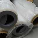 18" x 1500 Ft Heavy Duty Stretch Shrink Wrap with Handle, 80 Gauge, 4 Pack