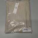 OUGES 2025 Fall Sweater Dress for Women Crew Neck Long Sleeve Knit Lightweight Casual Dresses (Large, Beige)