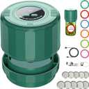 M11 Electric Mason Jar Vacuum Sealer Kit - Vacuum Sealer for Wide & Regular Mouth Canning Jars (GREEN)