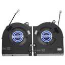 Replacement New Laptop CPU and GPU Cooling Fan for Dell Alienware m15 R7 M15R7 Gaming Laptop 15.6-inch Series EG75071S1-C210-S9A EG75071S1-C200-S9A BN8512S2H-000P BN8510S2H-000P DC12V Fan