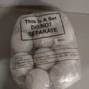 Poen 10 Pcs 4.13" Christmas Ball Ornaments Shatterproof Christmas Decorations Tree Balls Xmas Plastic Hanging Pearl Balls for Wedding Holiday Party Tabletop Festival Decoration (White)