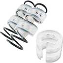 Pcs Universal Car Shock Absorber Spring Bumper Power Auto Buffers A/B/C/D/E/F Type Spring Bumpers Rubber A+ Type