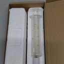 Jiaxix 2 Pack 30ml/cc Glass Syringe With Metal Head and Caps for Liquid,Small Syringe for Oil or Glue Applicator,No Needle