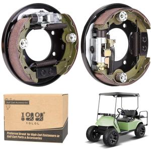 10L0L Brake Assembly for EZGO TXT PDS, for Yamaha G14 G16 G19 G20 G21 G22 Golf Cart, Driver Side and Passenger Side, Includes Brake Shoes, OEM# 70998-G01 70998-G02