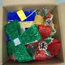 Brightever Set of 3 Christmas Lighted Gift Boxes for Christmas Porch Decor - 10" 8" 6", Plug-in Xmas Present Box in 3 Colors with 70 LED Mini String Lights, Vintage Ornaments Set for Tree Fireplace