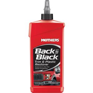 Mothers 06112 Back-to-Black Trim & Plastic Restorer, 12 fl. oz.