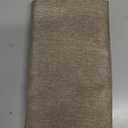 Waterproof Faux Linen Farmhouse Round Table Cloth for Indoor/Outdoor, Decorative Rustic Fabric Tablecloth Cover for Party Picnic Dining & Kitchen Table (60 Inch, Round (2-4 Seats), Natural)