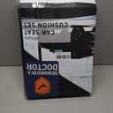 Elmara Doctor-Designed Car Seat Cushions for Driving  Car Seat Back Support, Driver Seat Cushion and Back Cushion for Car, Pillow for Driving Seat  The Ultimate Comfort Solution for Cars (Black)