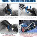XJX 1/2-Inch Drive Click Torque Wrench Set, 10-160FT-LB/13.6-217.1Nm Torque Wrench
