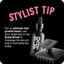BOLDIFY Hair Growth Serum - 2 oz, 30 Natural Boosters + 4 Clinically Proven Peptides, Lightweight Non-Greasy Scalp Treatment for Thicker, Fuller Hair for Women & Men