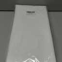 Premium Disposable Table Cloth - 8 Pack, 54''x108'' Plastic Tablecloth for Parties, Leakproof & Sturdy, White