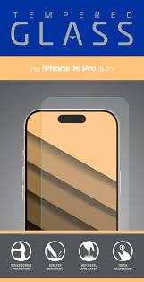 Tempered Glass For iPhone 16 Pro