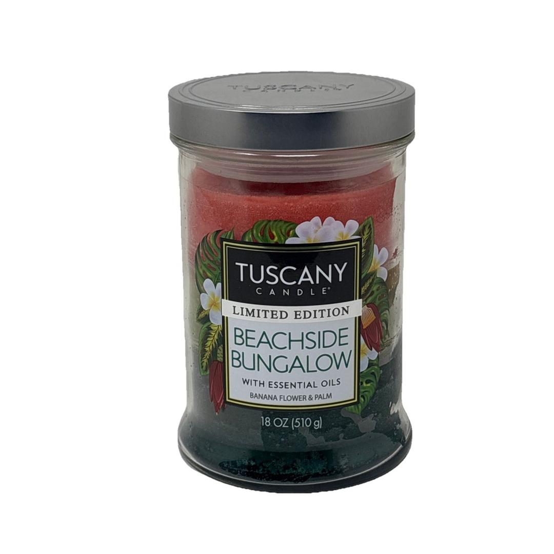 Tuscany Candle Limited Edition Beachside Bungalow 18oz Banana Flower/Palm Scent