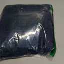 Chyhomenyc Extra Long Sheer Window Curtain Panels 120 Inch 2 PCS, Rod Pocket Durable Soft Touching Backdrop Drapes Window Treatment for Living Room/Farmhouse/Hotel, 42W x 120L inches, Navy Blue, 10 FT