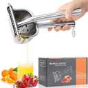 KYACHITOS Large Lemon Squeezer, 304 Stainless Steel Citrus Juicer, Heavy duty Manual Juicer For Citrus, Orange, lemon and Other Fruit