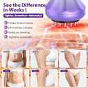 Lymphatic Drainage Massager, Anti Cellulite Massage Tool For Thigh & Belly Stretch Marks & Cellulite Reduction, Handheld Massage tools for Sciatica Nerve, Legs, Arms, Hip, Muscle, Low Back Pain Relief