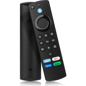 Replacement Voice Remote Control Compatible with Fire Smart TV Stick(2nd Gen/3rd Gen), Smart TV Stick(Lite/4K/4K Max/Cube/HD), Smart TVs 3rd Gen N0t for Samsung/ROKU-TVs Black
