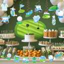 Golf Hole in One Party Decorations Lets Par-Tee Golf Birthday Party Decor Supplies for Boys Golf Themed Baby Shower Decor