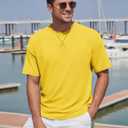 TACVASEN Men's T-Shirts Premium Cotton Short Sleeve Crew Neck T Shirts Casual Soft Loose Fit Tee Shirts