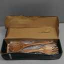 Wooden Spoons for Cooking,10 Pcs Natural Teak Wooden Kitchen Utensils Set Wooden Utensils for Cooking Wooden Cooking Utensils Wooden Spatulas for Cooking (10)