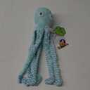 EXPAWLORER Octopus Dog Toy - Durable Interactive Dog Squeaky Toys Best Puppy Birthday Gift, Soft Stuffed Plush Toy with Crinkle Paper, Teeth Chew Toy for Small Small Medium Large Breed, Green