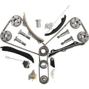 3.6 Pentastar Timing Chain Kit With VVT & Solenoid Fit For Ram 1500 C/V Dodge Avenger Challenger Charger Durango Jeep Cherokee Grand Wrangler Chrysler 200/300 Town & Country 3.6L 2011-2015