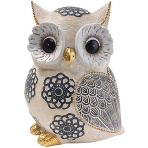 Oinas Cute White Owl Statue & Figurines for Home Decor - Adorable Gifts for Owl Lovers