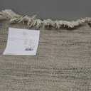 Collive Small Bathroom Rug, 2' x 3' Hand-Woven Low Profile Front Entryway Rug, Tan Cotton Reversible Washable Kitchen Mat Modern Farmhouse Carpet for Foyer Bedroom Back Door Decor