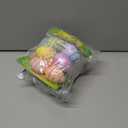 2 x Colorful Easter Eggs, Foam Ornaments with Hanging Ribbon, Spring Home Decor, 12 Count