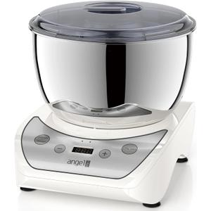 Mini Angel Electric Dough Maker with Ferment Function, 5.5QT Dough Mixer Machine with 304 Stainless Steel Bowl, Face-up Touch Panel, Household Flour Kneading Machine for Pizza Bread, White Mini Angel Electric Dough Maker with Ferment Function, 5.5QT Dough Mixer Machine with 304 Stainless Steel Bowl, Face-up Touch Panel, Household Flour Kneading Machine for Pizza Bread, White