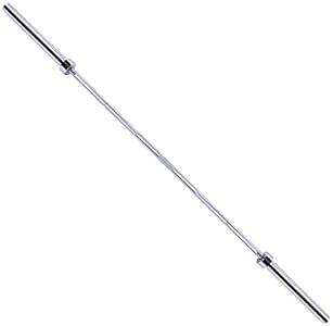 Fitvids 2 Inch Olympic Barbell Bar, 7 Feet Bar with Collar for Home Gym Strength Training, weight lifting, Bench Press, 700 LB Capacity, Old Package