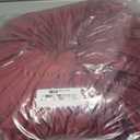 Round Velvet Pillow for Couch Small Handmade Decorative Throw Pillow for Bed Bedroom 13.7 Wine Red