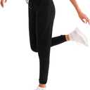 Womens Sweatpants with Pockets - Joggers for Women Sport Pants Trousers for Women (X-Large, Black)