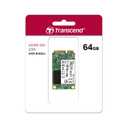 Transcend MSA230 64GB mSATA SSD with Dram Cache, Up to 350MB/s, Mini SATA III 6G/s Internal Solid State Drive for Ultrabook/Desktop/Tablet/PC/GPS/Server, 3D TLC NAND Flash, LDPC Error Correction, ECC