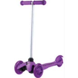 Voyager Mini LED Kids Scooter for Ages 2-5 | Children up to 110 lbs | 3 Wheel Lean-to-Steer Design | Adjustable T Bar | Smooth Ride, Motion Activated PU LED Wheels | Swiss Design