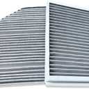 2 Cabin Air Filter Kit (2 Filters) fit for Mercedes C300 (2015-2023), GLC300 (2016-2022), E300 (2017-2019), E400 (2018), E350 (2020-2023), E450 (2021-2023), C/E/GLC-Class