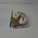 EverFoams Women's Microsuede Cozy Memory Foam Winter Slippers with Fuzzy Faux Fur Collar and Indoor Outdoor Rubber Sole Light Brown 7-8