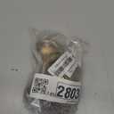 Jingle Bell Cluster Handmade Round Shiny Hanging on Rope Lucky Christmas Tree Decoration Bell Holiday Bells Ornaments Holiday Decoration (Golden, Small) Round Shiny (Rustic, Small)