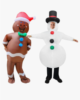 Brand: EEkiiqi
EEkiiqi 2 Packs Funny Christmas Inflatable Costume Cosplay Air Blow-up Suit Outfit for Adult/Halloween/Carnival/Parties