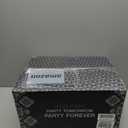 EUHOMY Nugget Ice Maker Countertop with Handle, Ready in 6 Mins, 34lbs Per Day, Removable Top Cover, Auto-Cleaning, Portable Sonic Ice Maker with Basket and Scoop, for Home/Party/RV/Camping (Black)