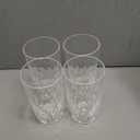 Tervis Crystal Clear Tabletop Made in USA Double Walled Insulated Tumbler Travel Cup Keeps Drinks Cold & Hot, 16oz - 4pk