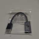 Amazon Basics DisplayPort (4k@60Hz) to HDMI Female Converter (Not Compatible with a USB Port), Black, 9.25 x 0.87 x 0.47 in