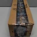 TEECK Shower Curtain Rod, 32-79 inch Adjustable Tension Spring, 1 Inch Shower Curtain Rod Tension, Anti-Slip, Rust-Proof, No Drilling, for Bathroom, Nickel