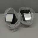 INCX Solar Lights Outdoor Waterproof, 3000 LM 156 LED Motion Sensor Outdoor Lights, 3 Heads Solar Powered Security Flood Light Motion Detected Spotlight for Patio Garage Yard Entryways, 2 Pack Black