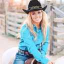 Western-Cowboy-Hats for Women Men - Classic Wide Brim Felt Fedora Unisex Upturn Bull Head Cowgirl Caps with Buckle Belt (Black)