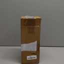 Straw Holder Dispenser 100 PCS Straws includ - Clear Glass Drinking Straw Container with Lid for Counter (M)