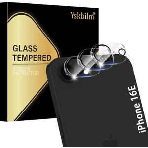 (3 Pack) Camera Lens Protector for iPhone 17e / iPhone 16e, Anti Scratch, Bubble Free,Tempered Glass Screen Protecto