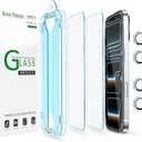 amFilm OneTouch for iPhone 17 Pro Screen Protector 6.3'' Tempered Glass