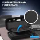 FANPL Case for Nintendo Switch 2 (2025) Accessories, Portable Hard Travel Cover with 10 Game Card Slots - Large Capacity, Embossed Geometric Texture Design